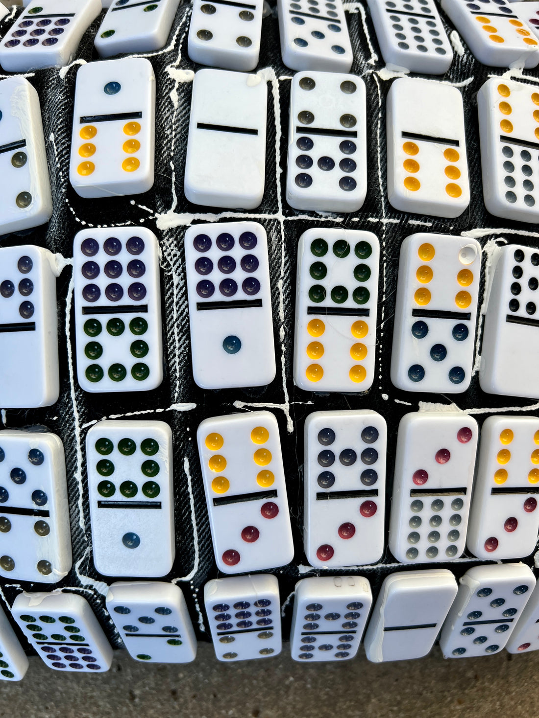 Dominoes Denim Bag: A Unique and Handmade Piece