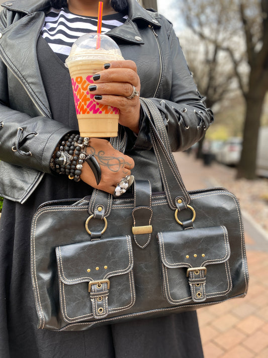 Earrings-Coffee And A Grunge Outfit Kind Of Day!