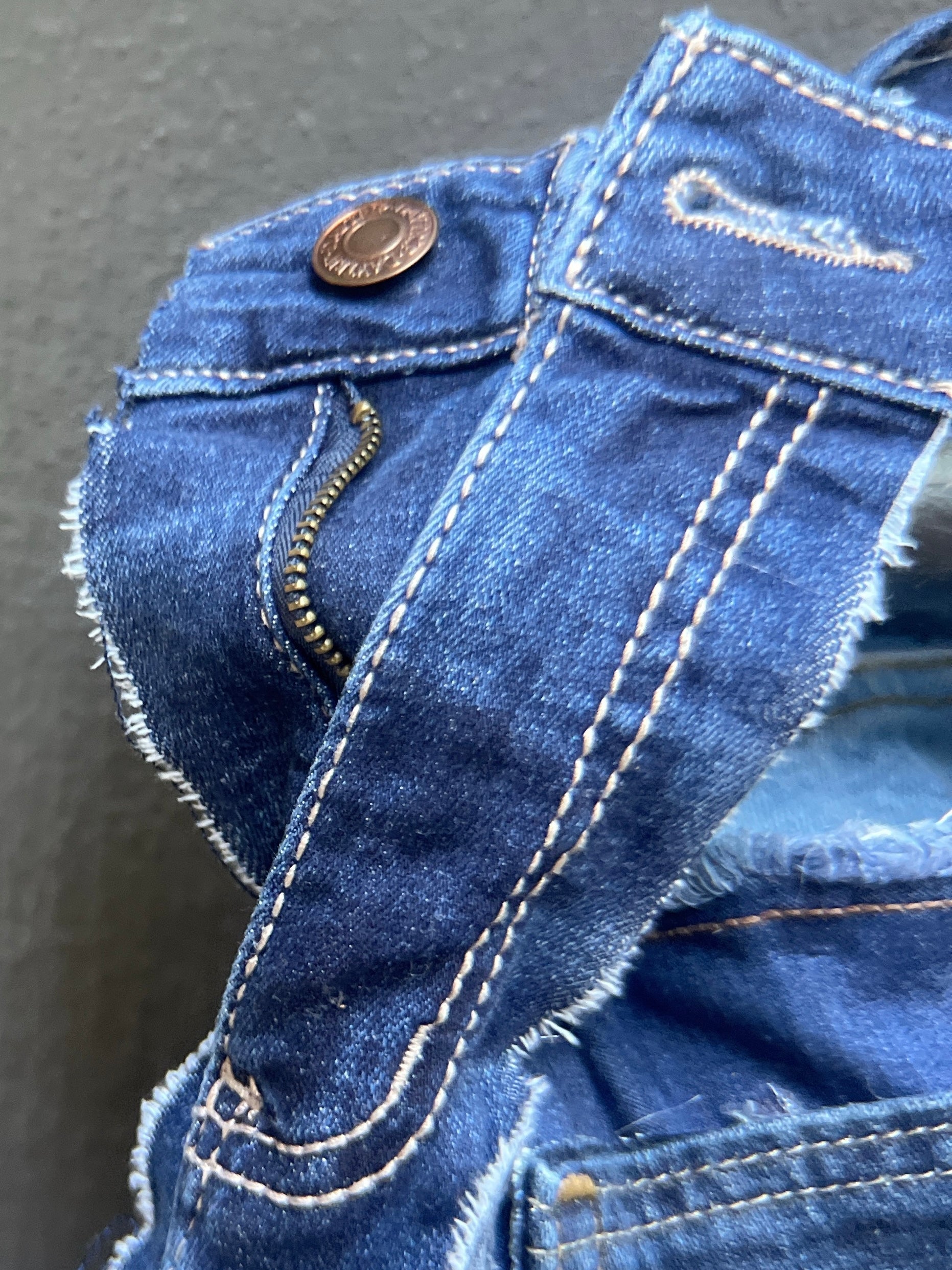 Janky Denim On Denim Ugly Jean Bag