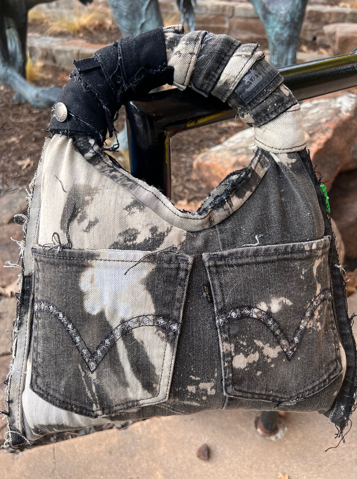 Stranger Things Mystery Mix Color Block Denim Bag