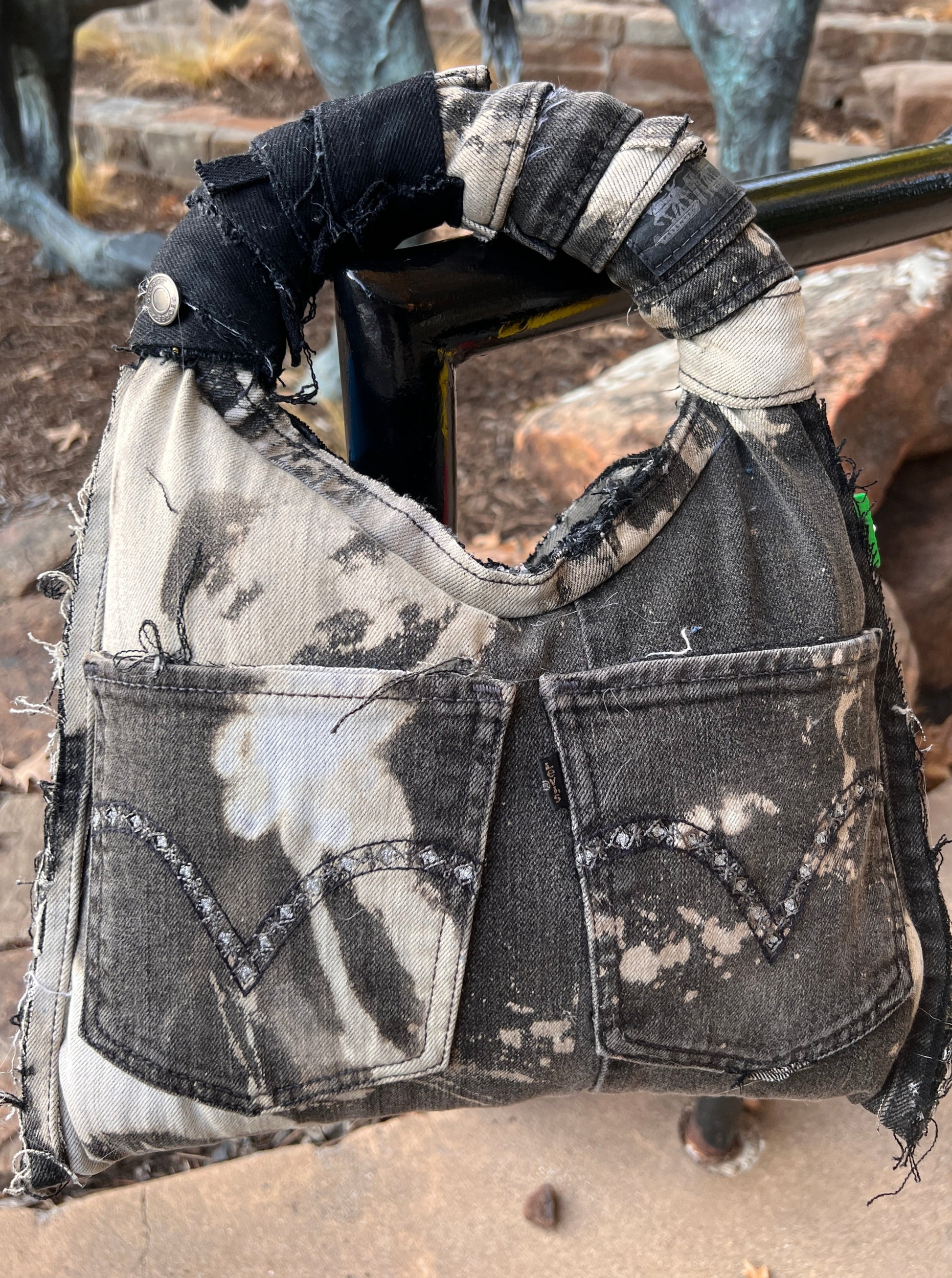 Stranger Things Mystery Mix Color Block Denim Bag