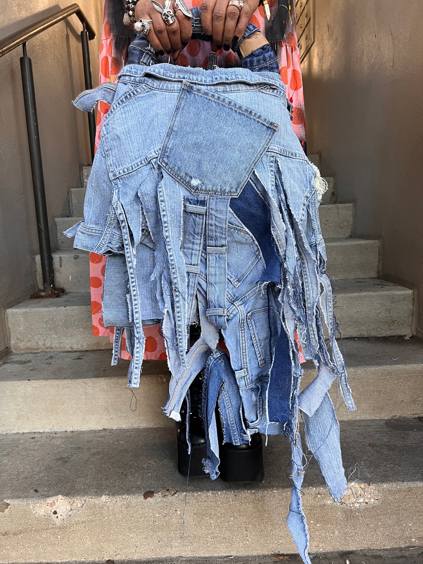Always Accomplished Ugly Denim Bag XL