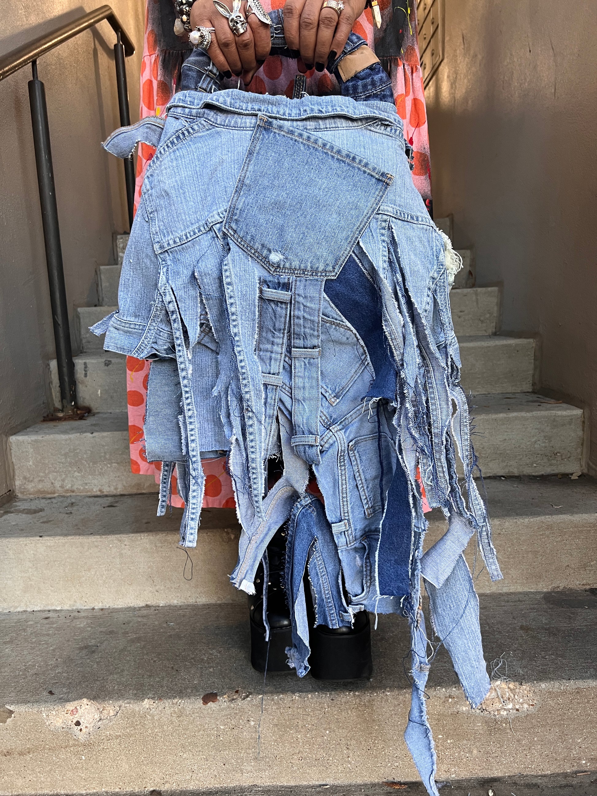 Always Accomplished Ugly Denim Bag XL