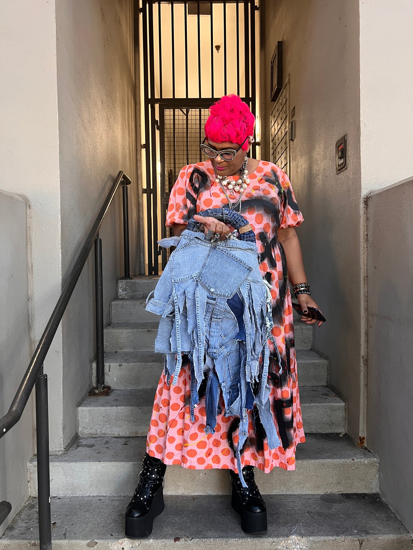 Always Accomplished Ugly Denim Bag XL