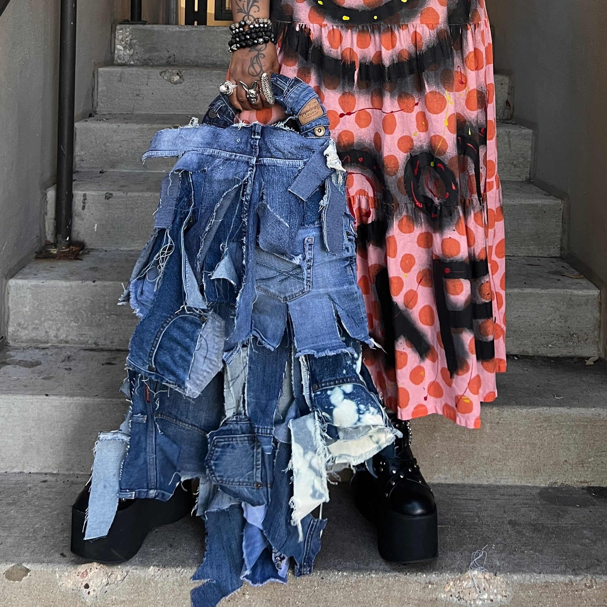 She Stylish Everyday Ugly Denim Bag