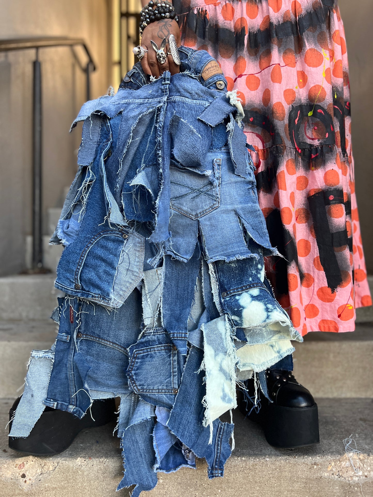 She Stylish Everyday Ugly Denim Bag
