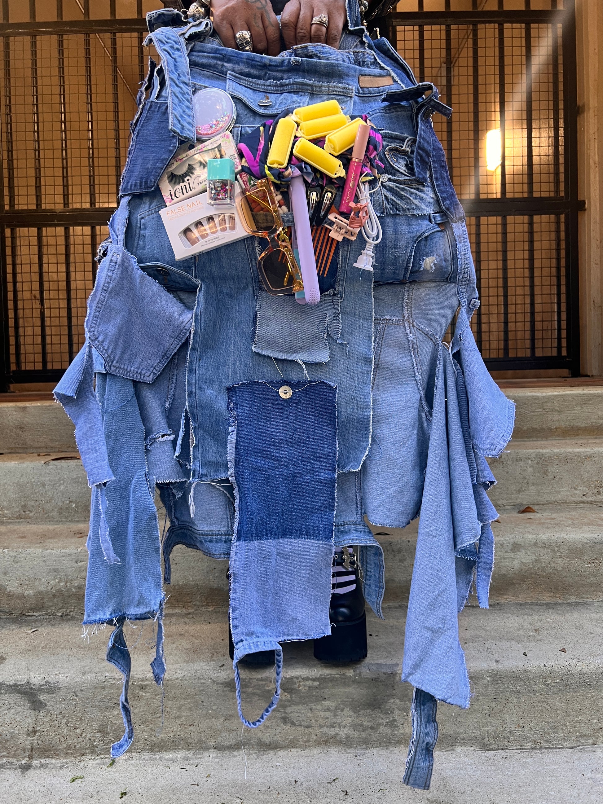 Dolled Up Ugly Denim Bag:Social Media Stunt Ready