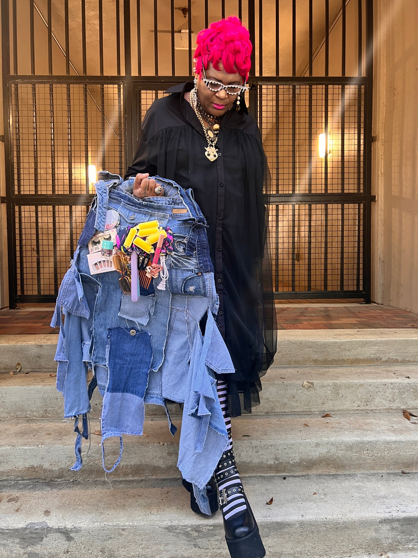 Dolled Up Ugly Denim Bag:Social Media Stunt Ready