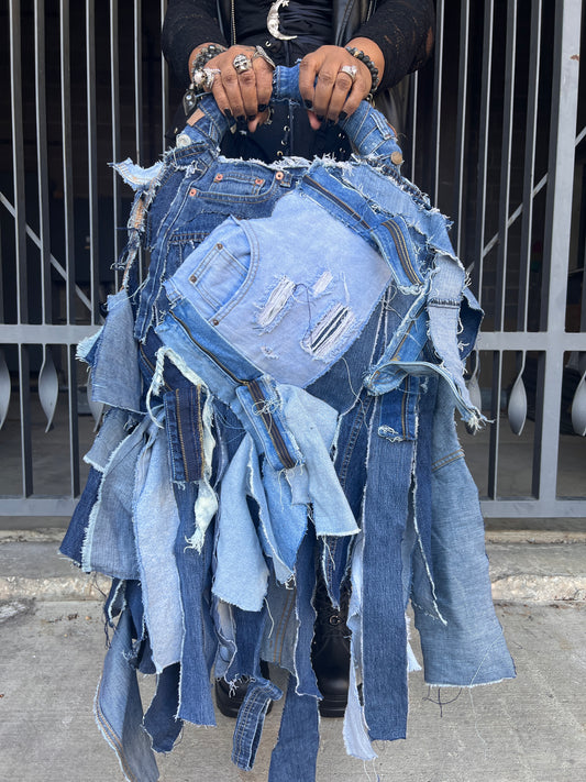 Unstoppable Lifestyle Ugly Denim Big Grunge Bag