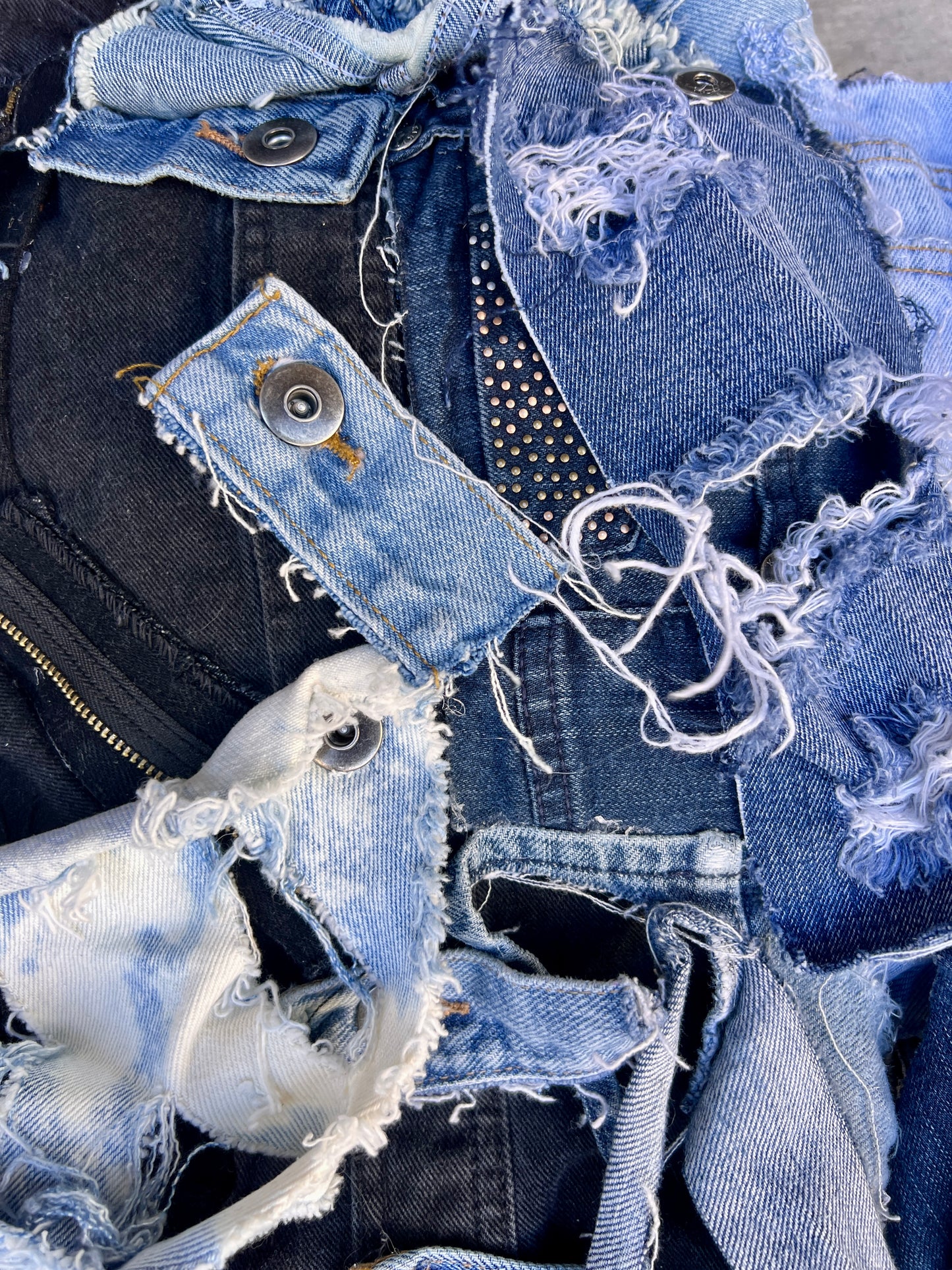 Always Unique And Stylish Ugly Denim Oddity Shaped Bag