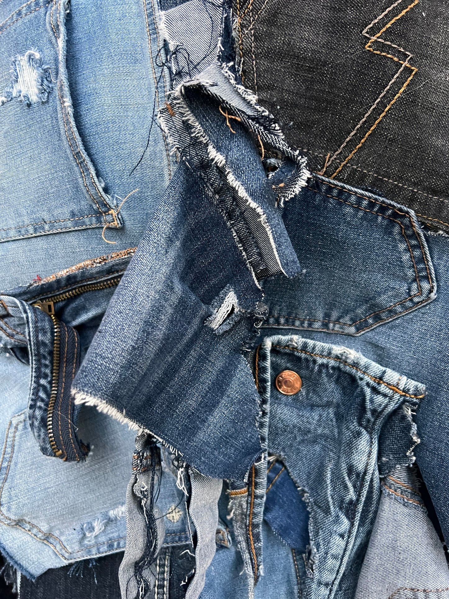 Just For Show Big Ole Ugly Stuff And Go Denim Bag