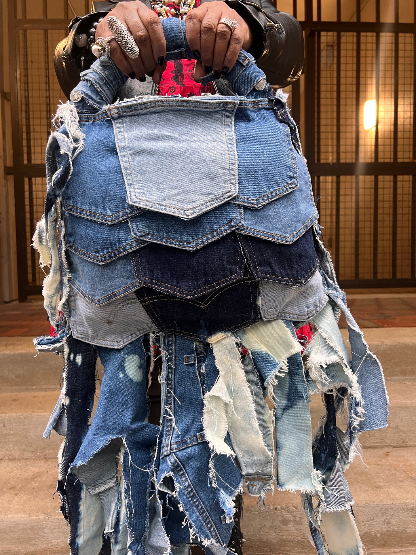 So Funky And Fly Ugly Denim Bag