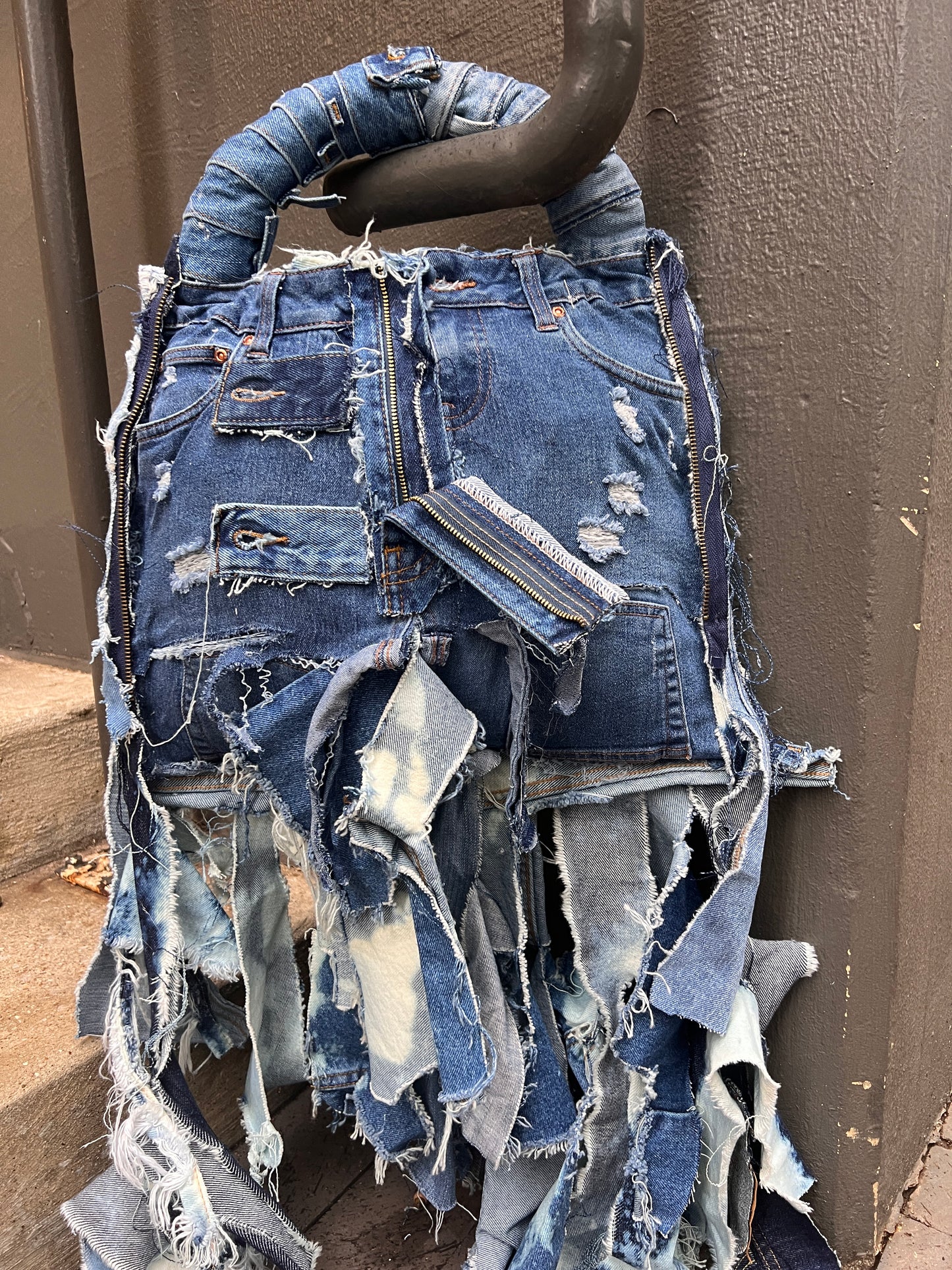 So Funky And Fly Ugly Denim Bag