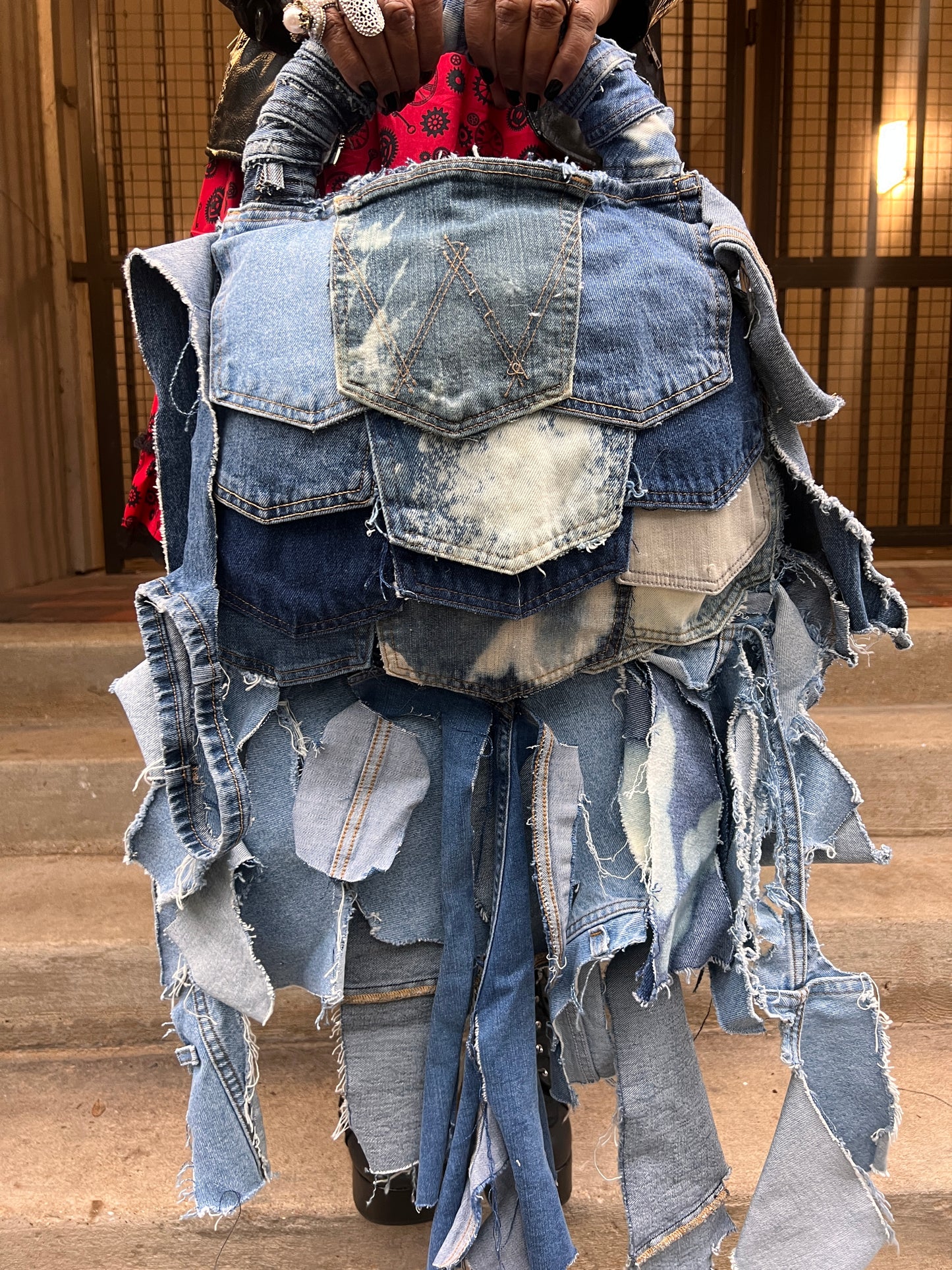 She Extra Stylish Everyday Ugly Denim Bag