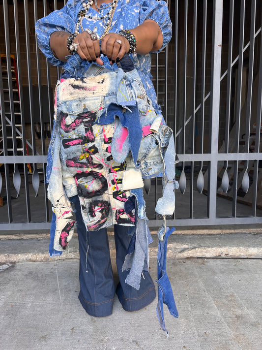 Always Showing Off Denim Ugly Bag Odd And Stylish