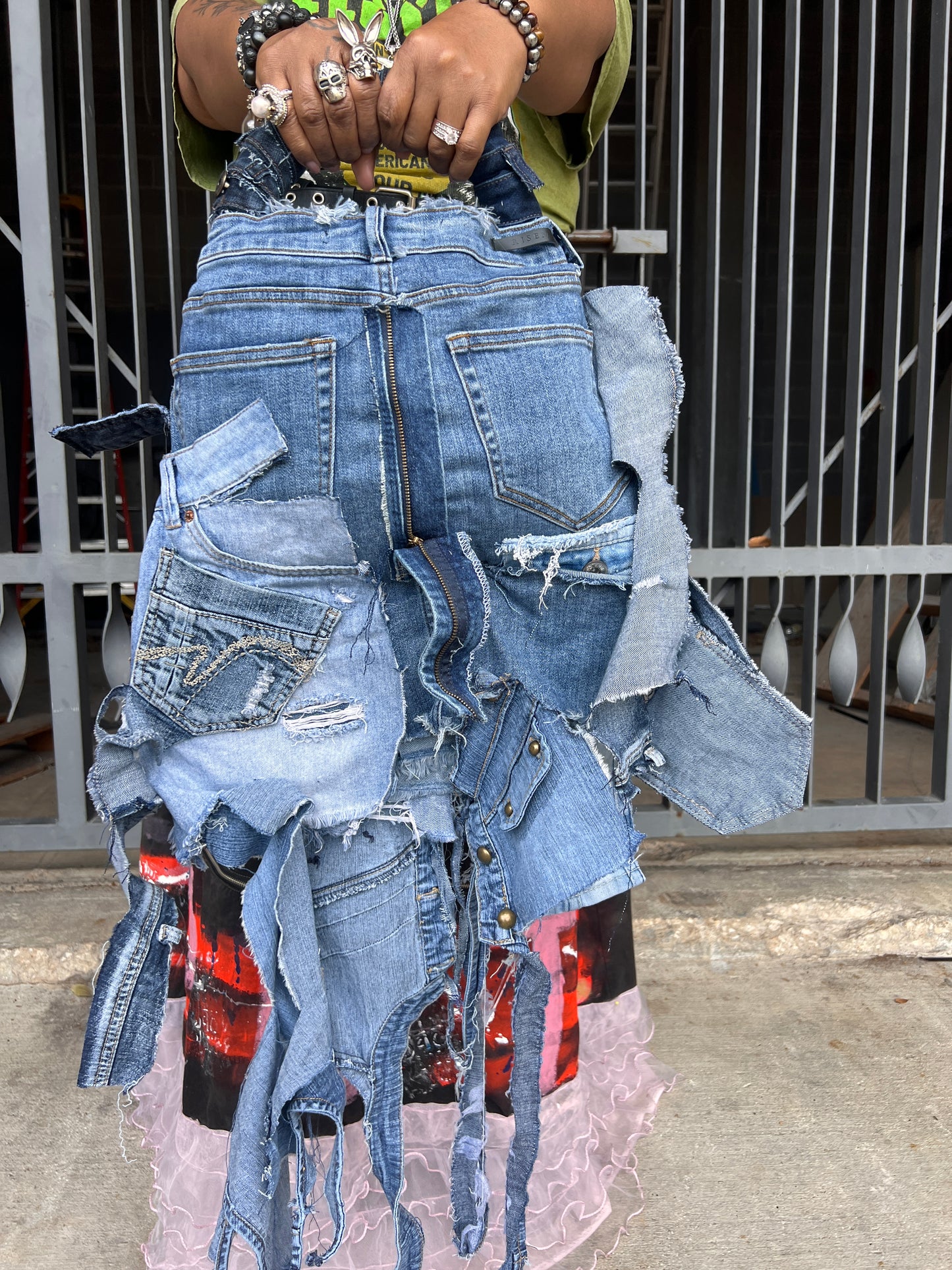 Super Fly And Raggedy Ugly Denim Bag