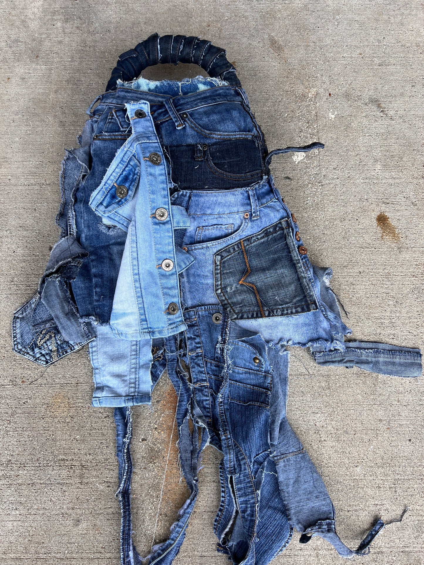 Super Fly And Raggedy Ugly Denim Bag