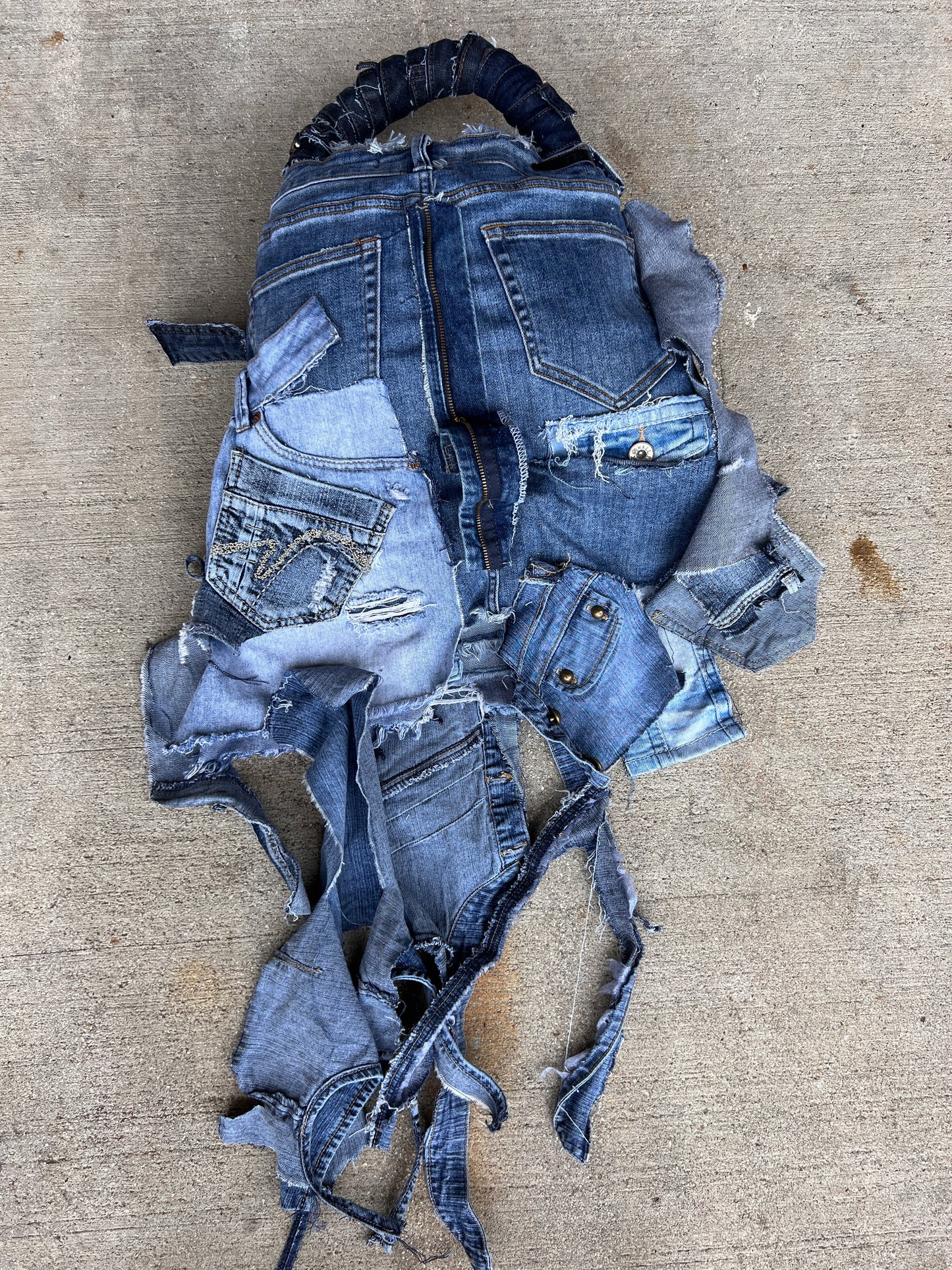 Super Fly And Raggedy Ugly Denim Bag
