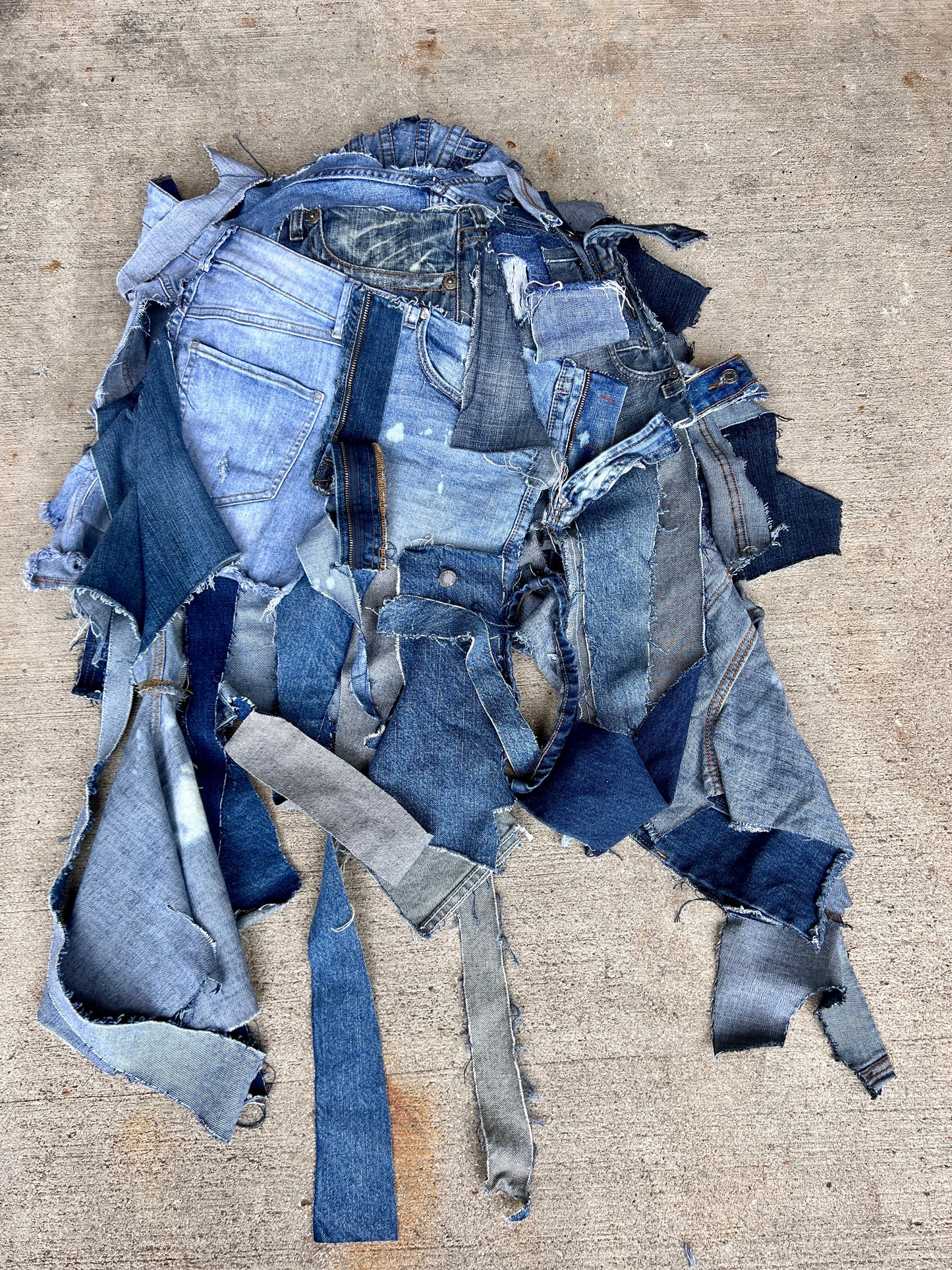 Doing Big Things Ugly Denim Bag