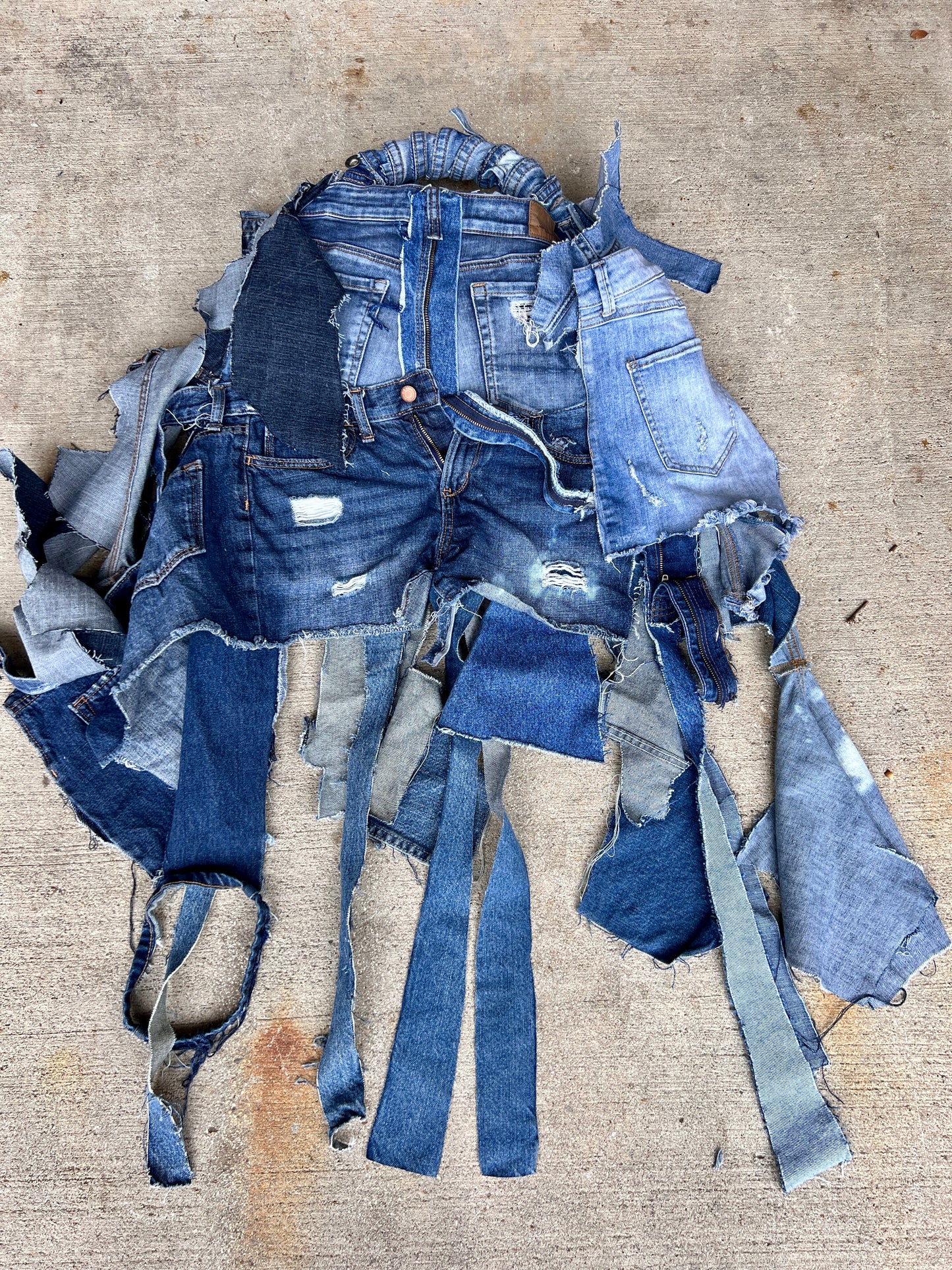 Doing Big Things Ugly Denim Bag