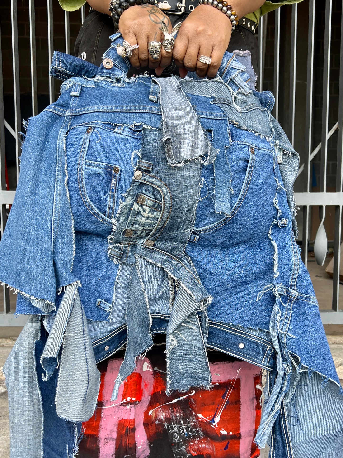 Yes Always Fly Ugly Denim Bag