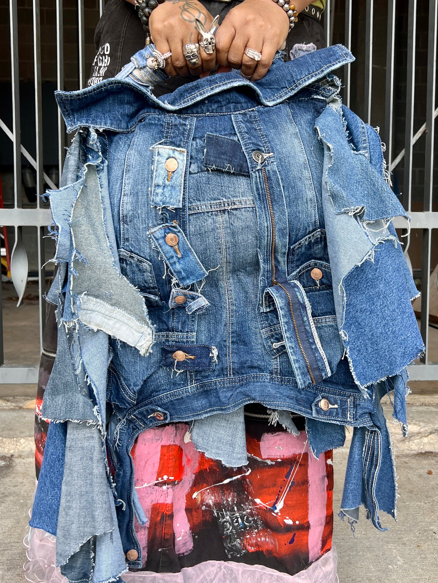 Yes Always Fly Ugly Denim Bag