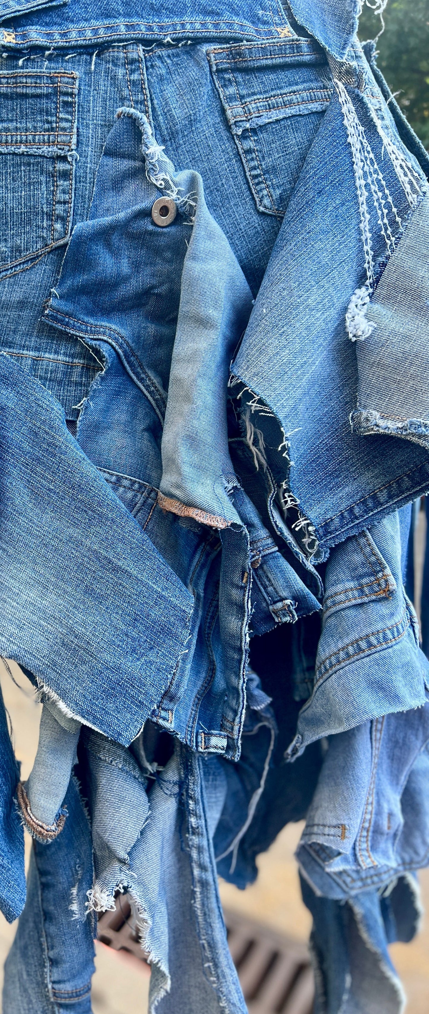 Bad Girl Ugly Denim Funky Upcycled Bag