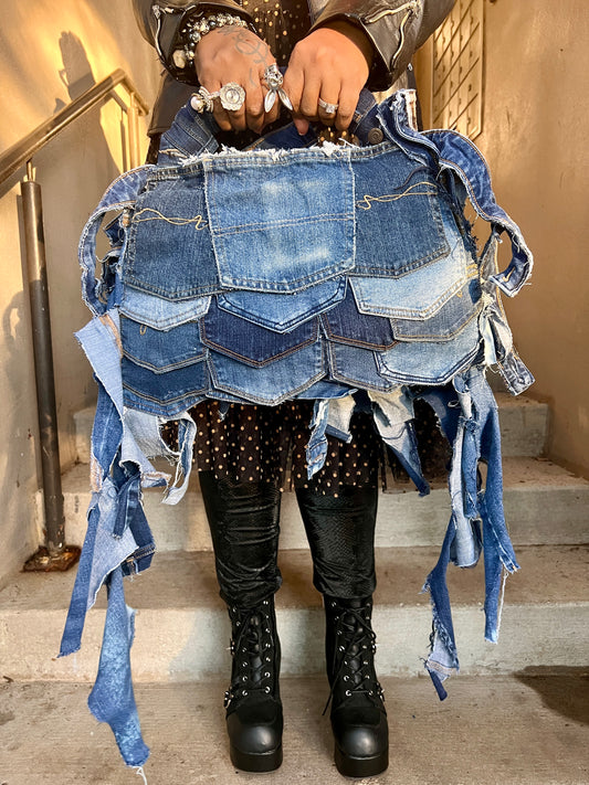 Looking Good Everyday Ugly Denim Jean Bag