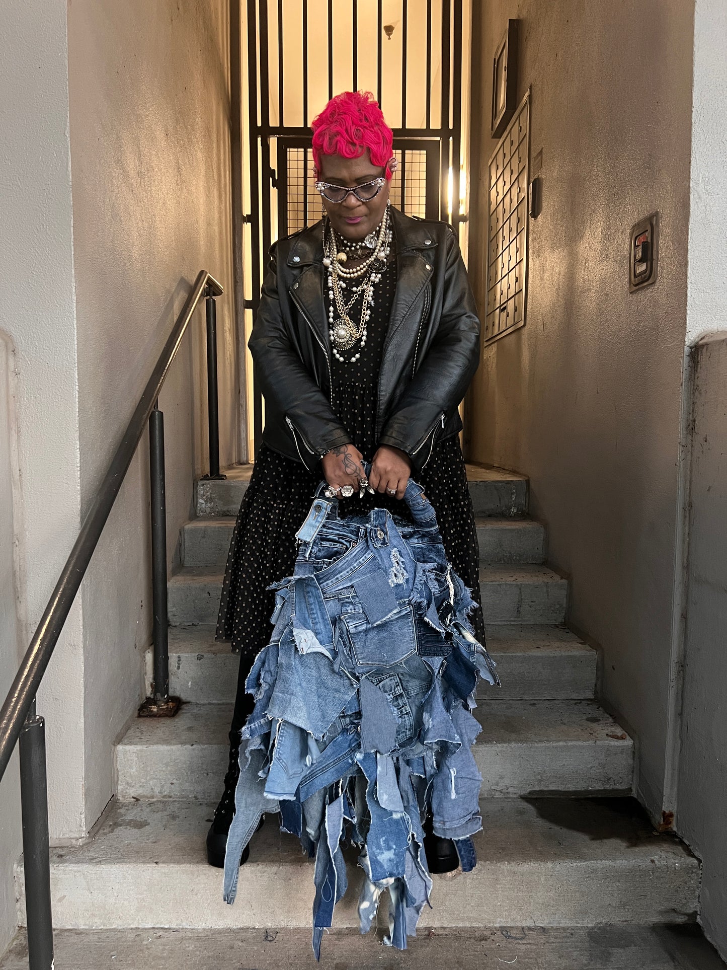 Las Vegas Traveling Ugly Denim Seen Queen Bag