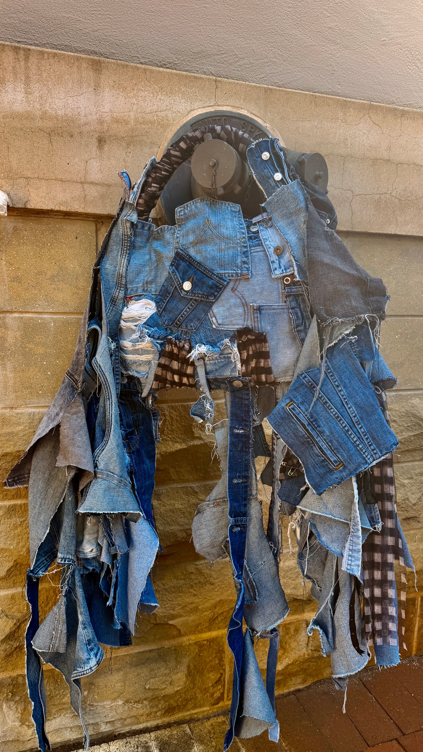 Handmade Ugly Denim Janky Bag Instagramable