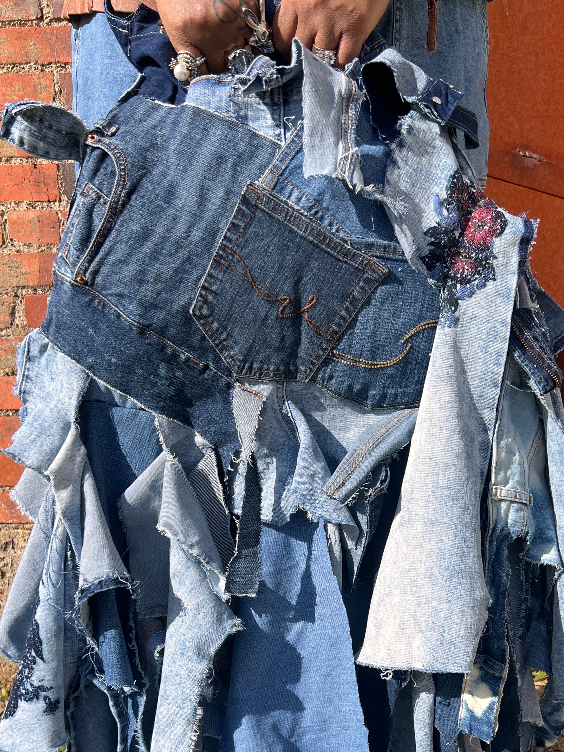Extra Fancy Ugly Denim Bag Show Off Ready