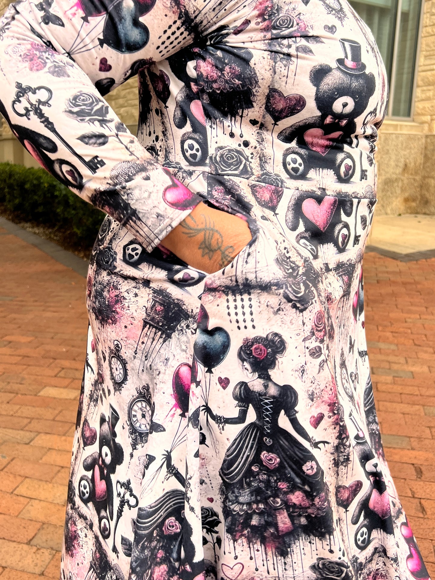 Funky Grunge Soft Girl Lifestyle Layering Dress