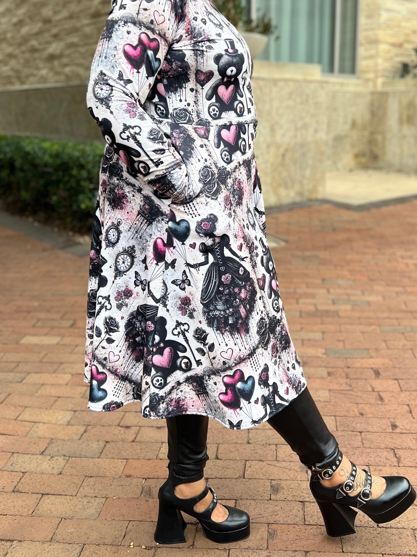 Funky Grunge Soft Girl Lifestyle Layering Dress