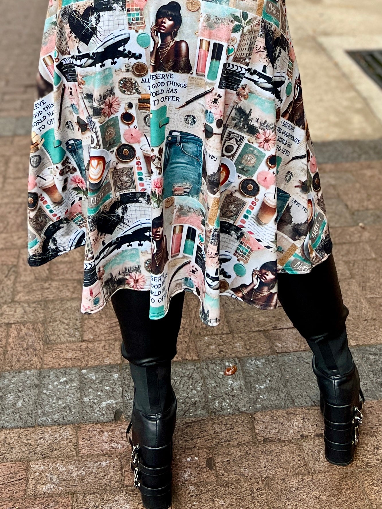 Journal Style Dress: I Deserve All The Good Things The World Has To Offer
