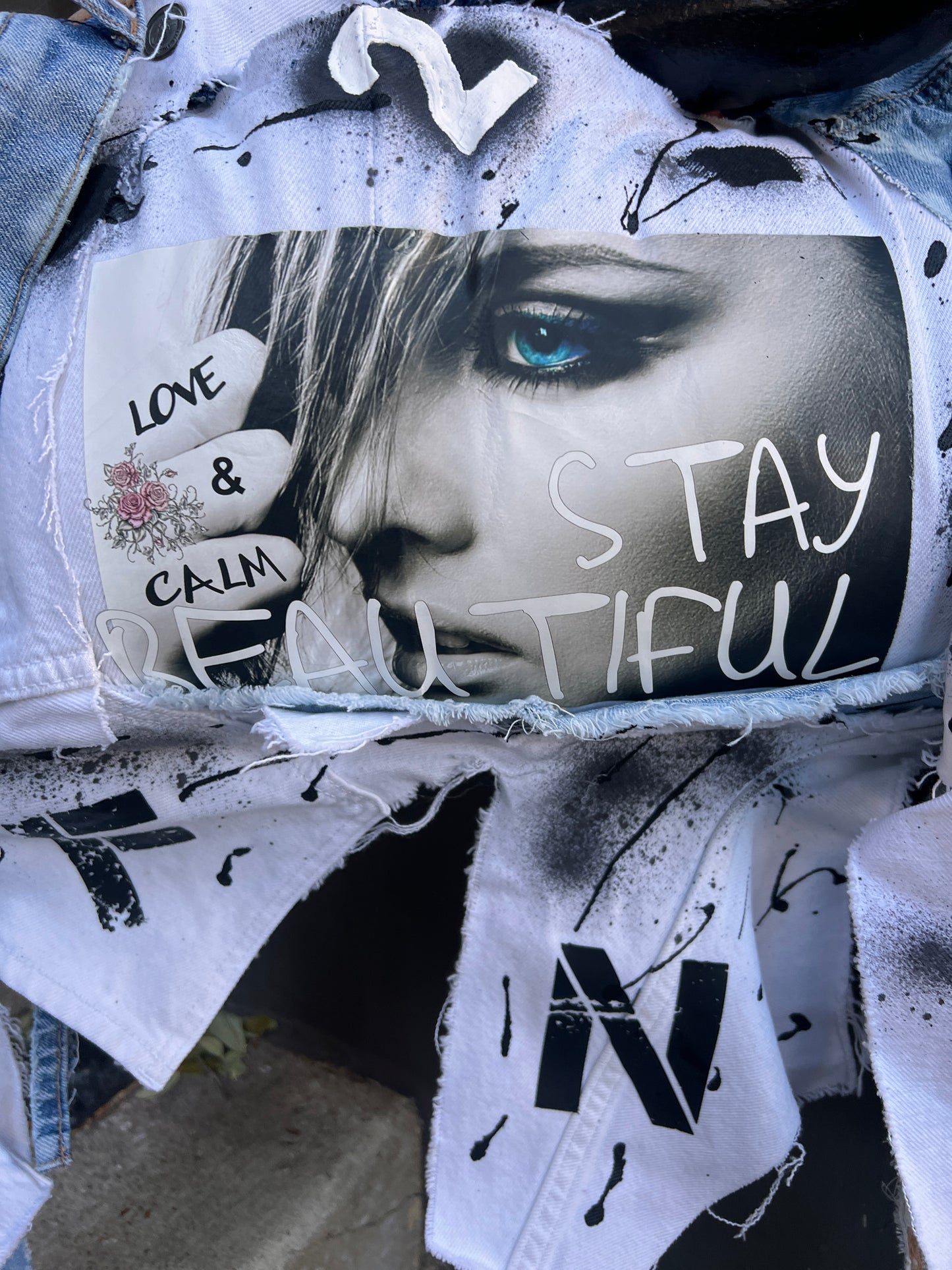 She Stay Beautiful Unique Ugly Denim Bag