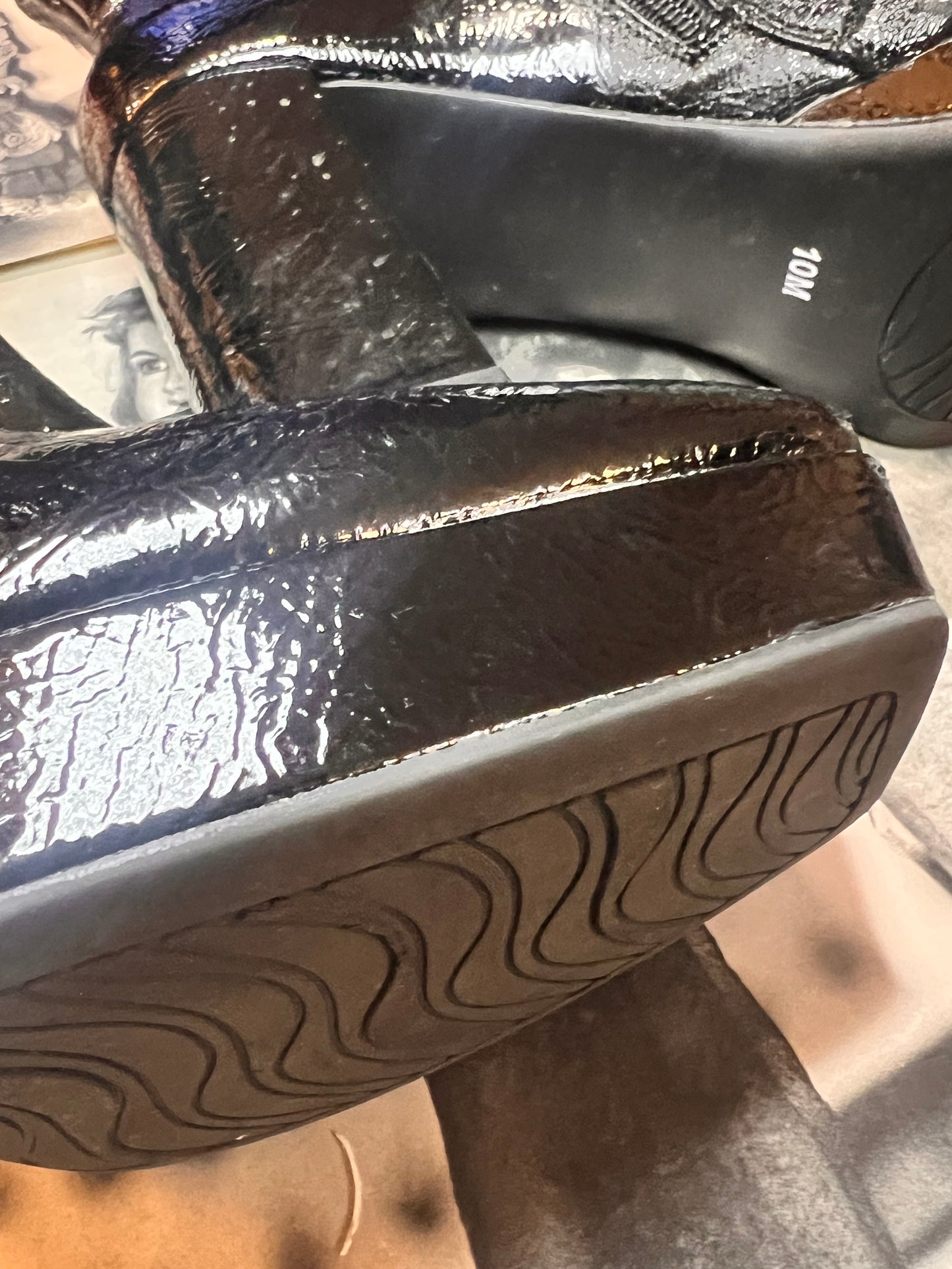 Pre-Loved Black Sassy Funky Boots