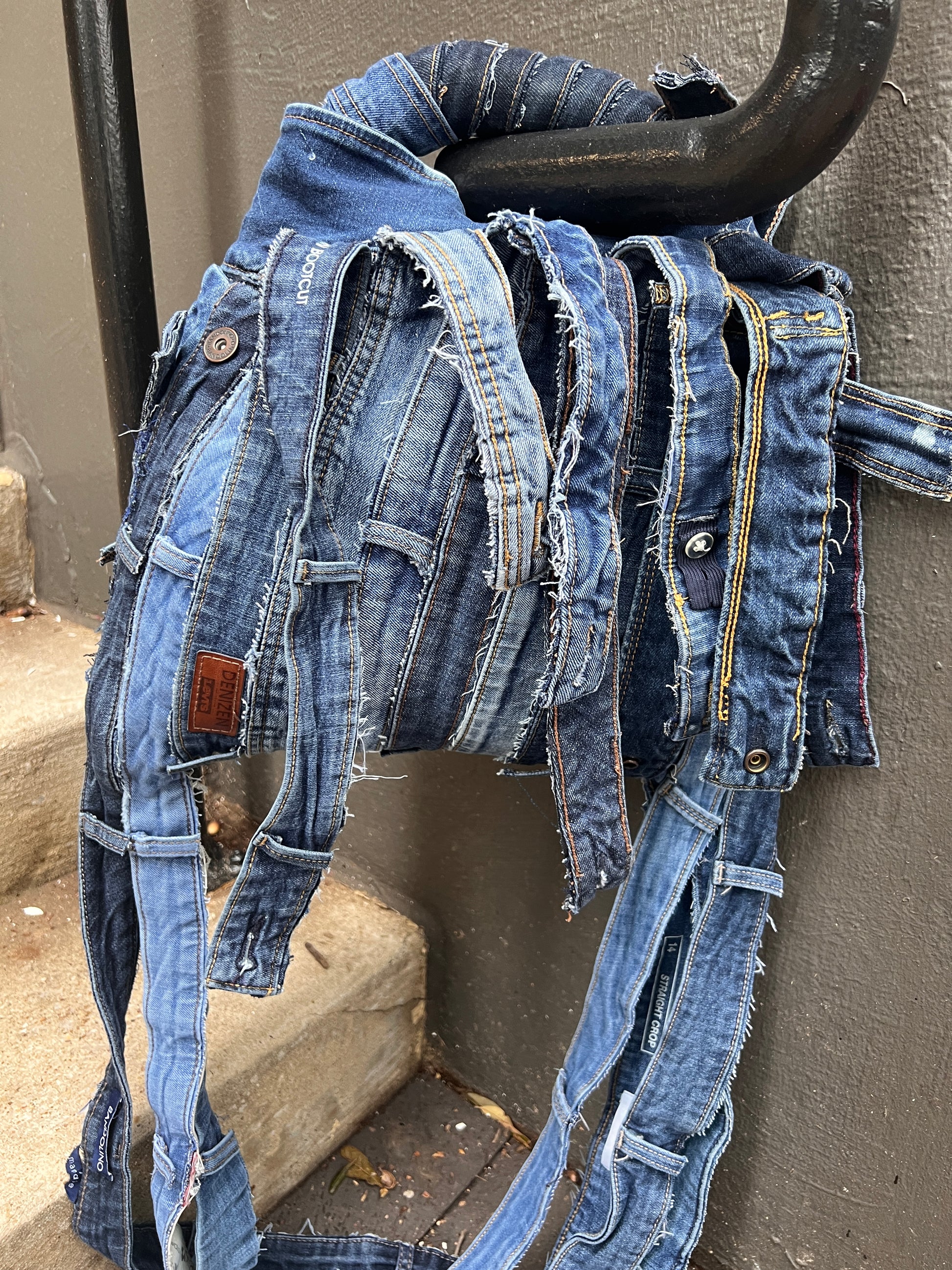 Ugly Belt Loop Denim Bag : Odd Style