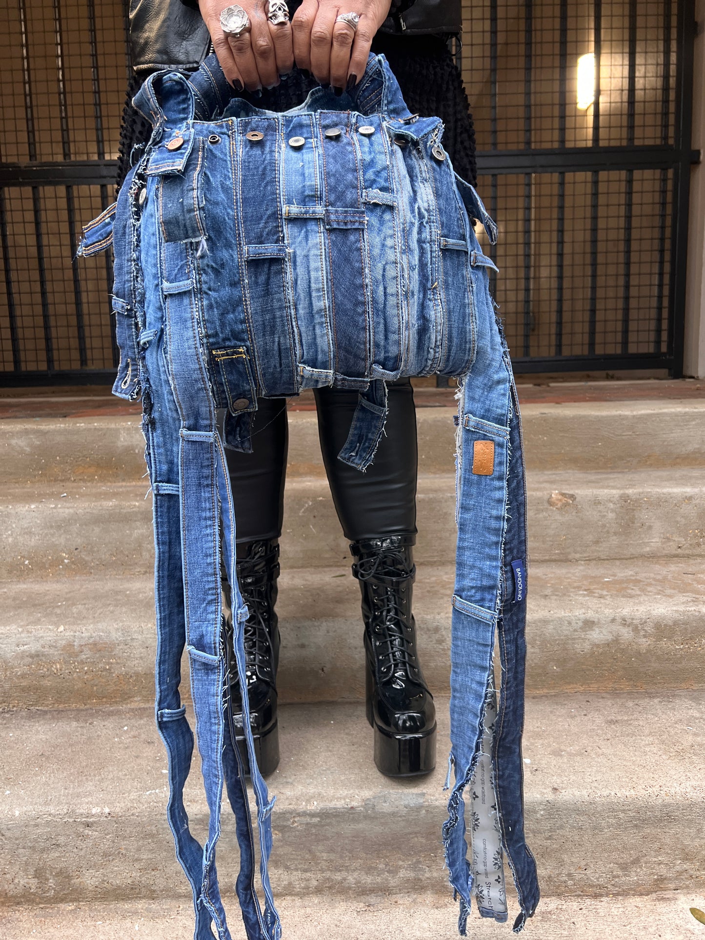 Ugly Belt Loop Denim Bag : Odd Style