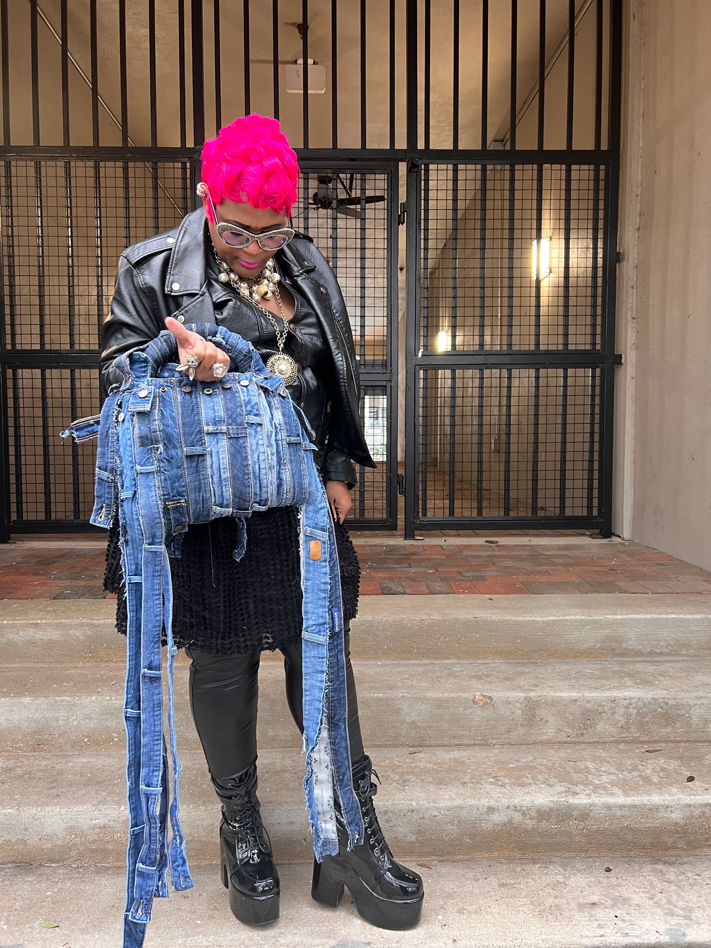 Ugly Belt Loop Denim Bag : Odd Style