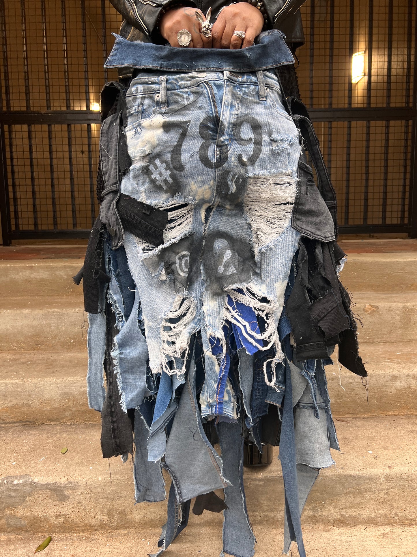 Make A Statement Ugly Denim Bag