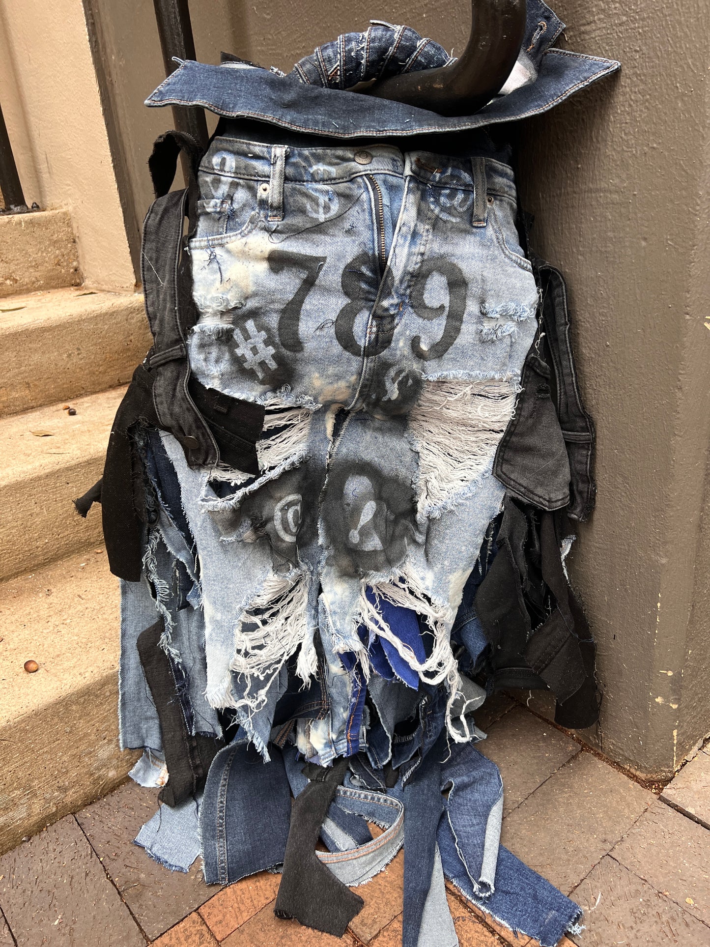 Make A Statement Ugly Denim Bag