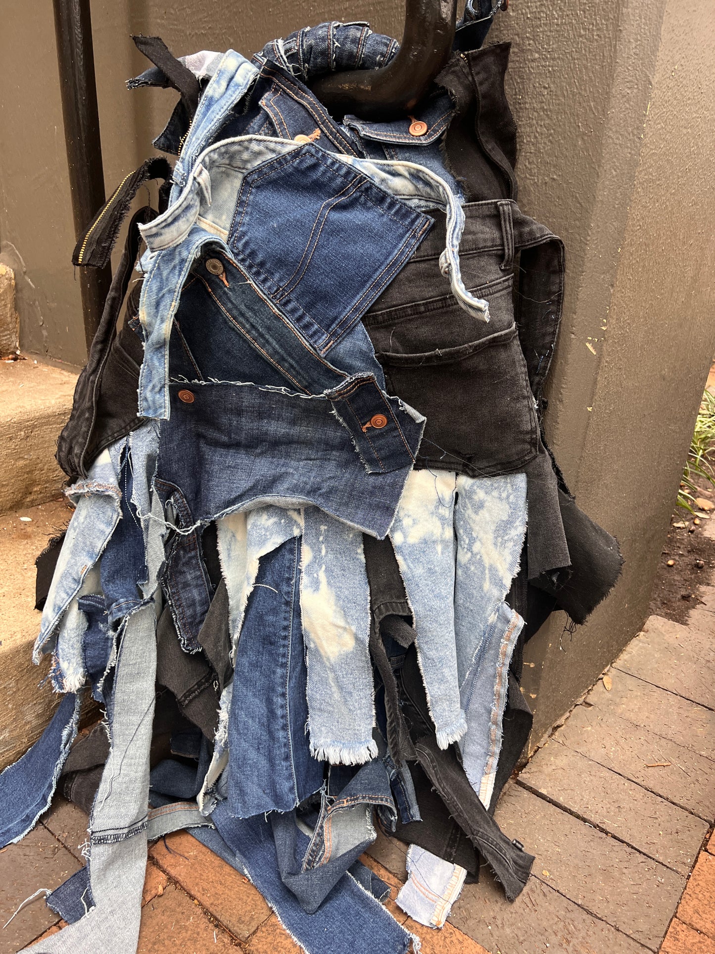 Make A Statement Ugly Denim Bag