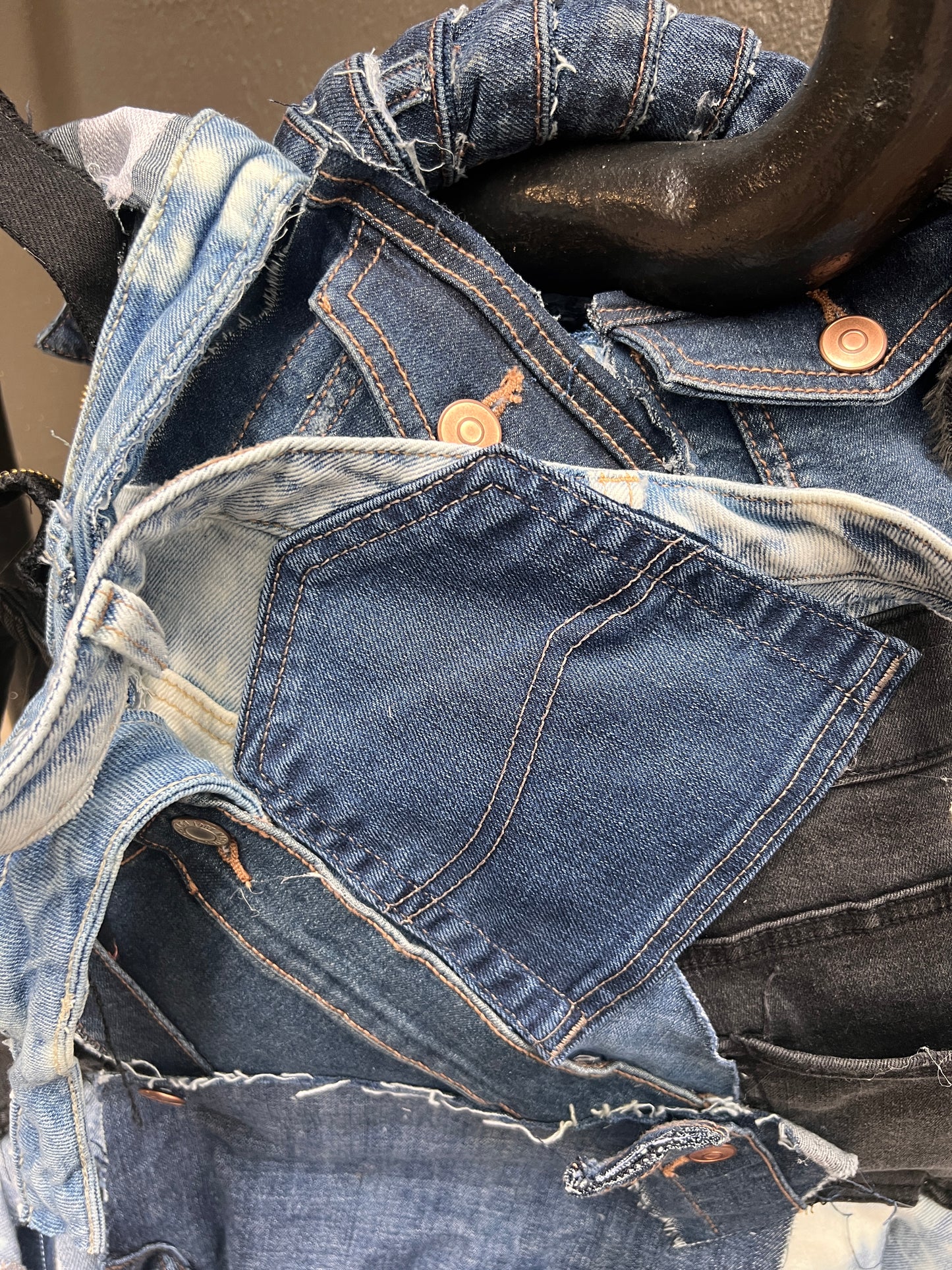 Make A Statement Ugly Denim Bag