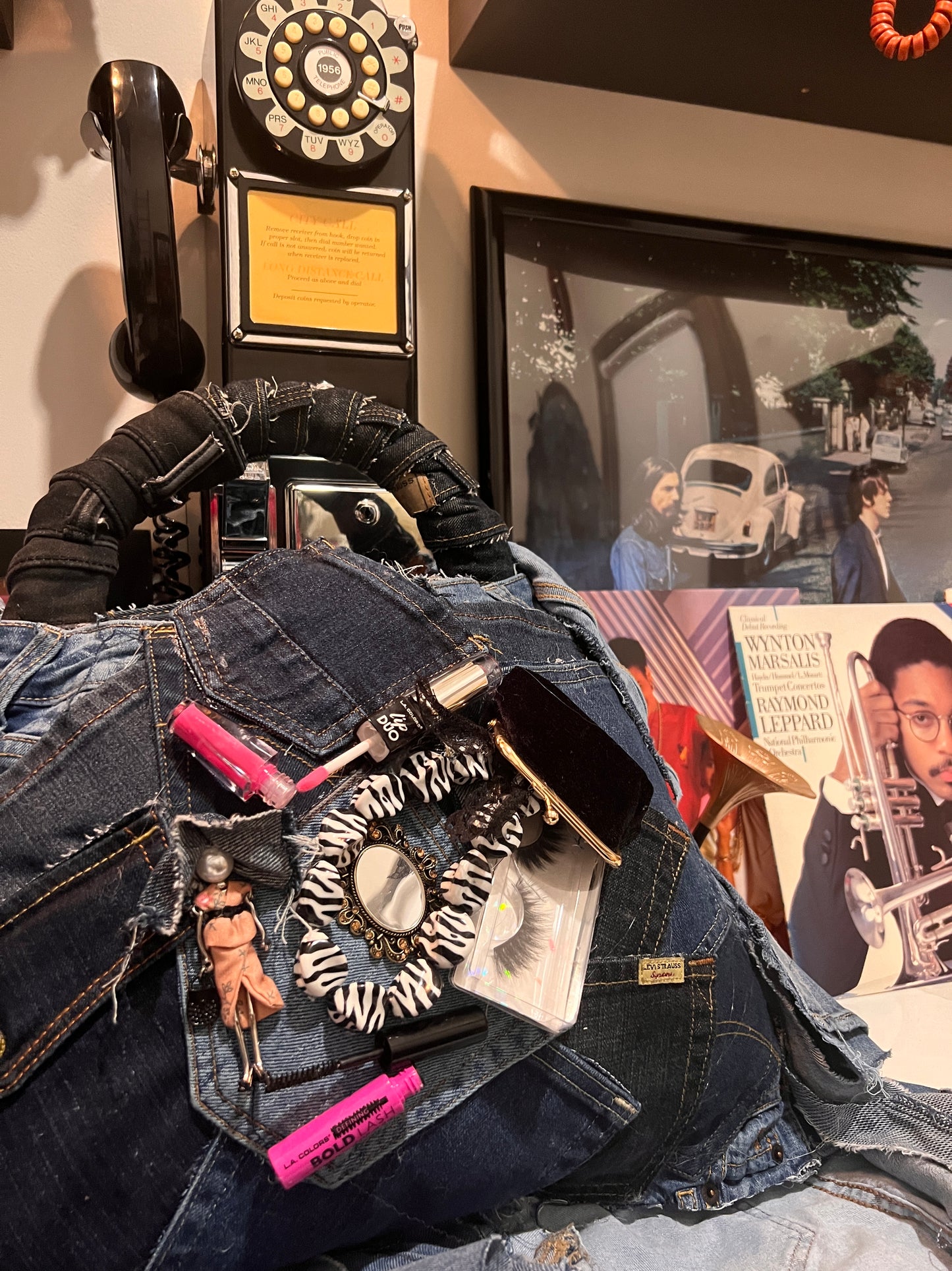 Ugly Grunge Junk Doll Denim Funky Bag 2