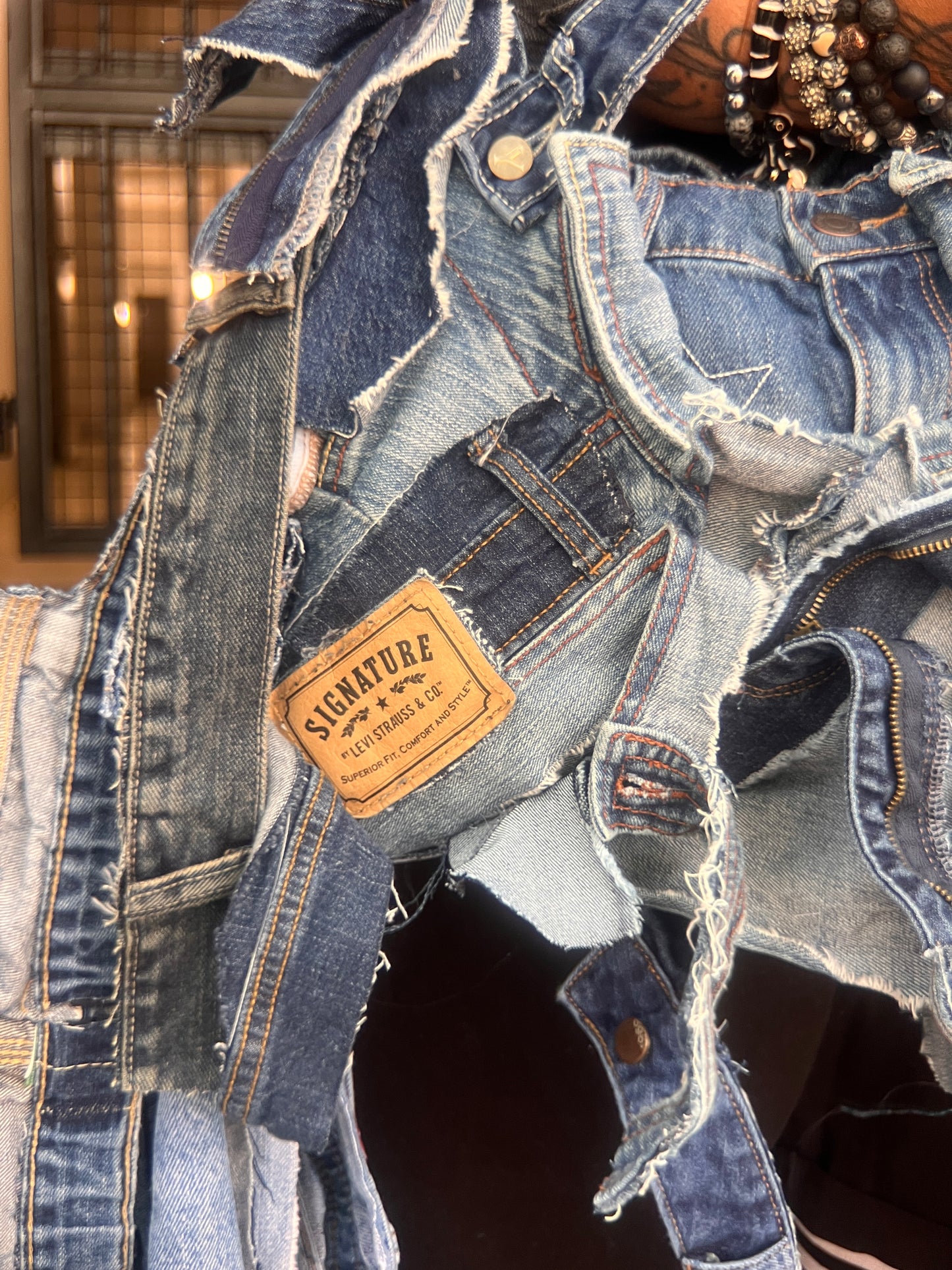 Stylish Everyday Ugly Denim Reworked Bag