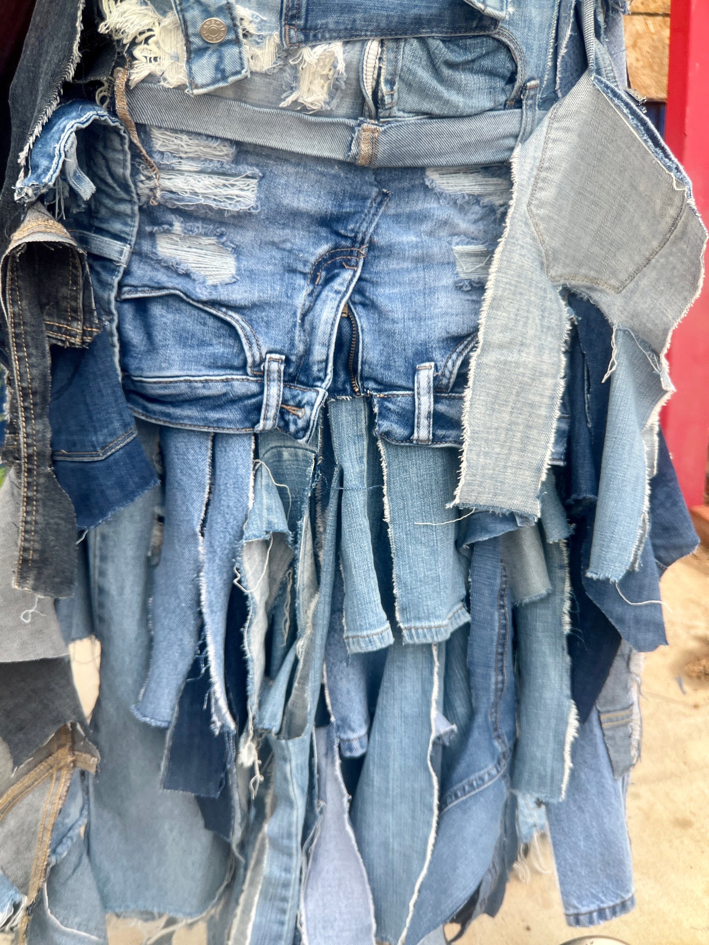 Doing The Most Ugly Denim Grunge Bag