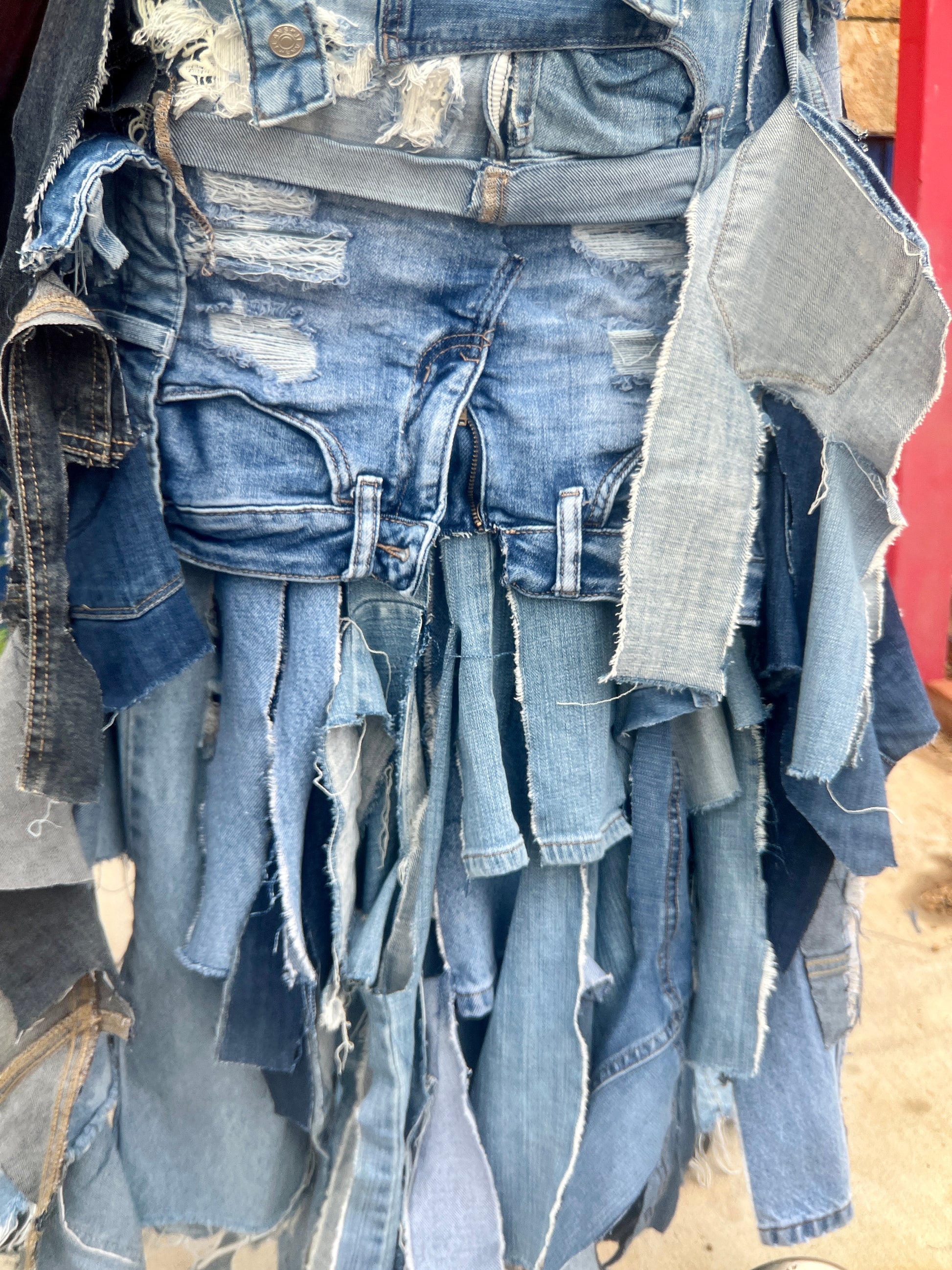 Doing The Most Ugly Denim Grunge Bag