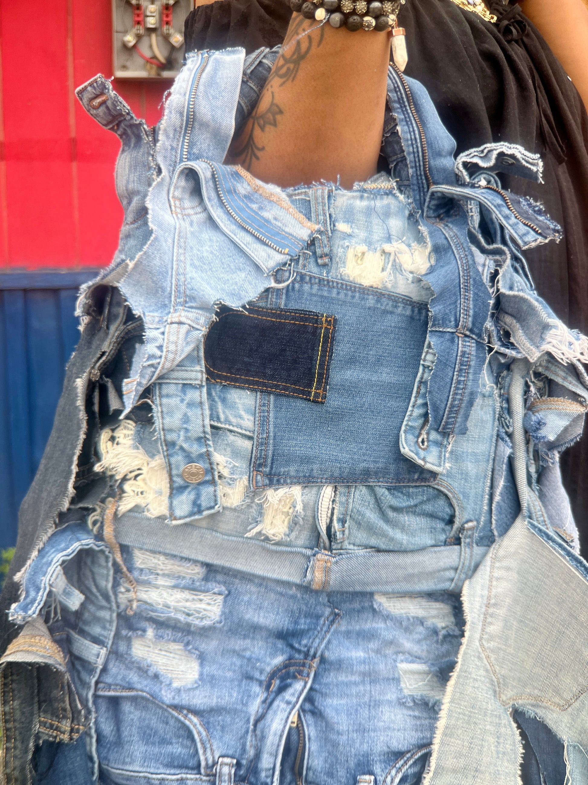Doing The Most Ugly Denim Grunge Bag