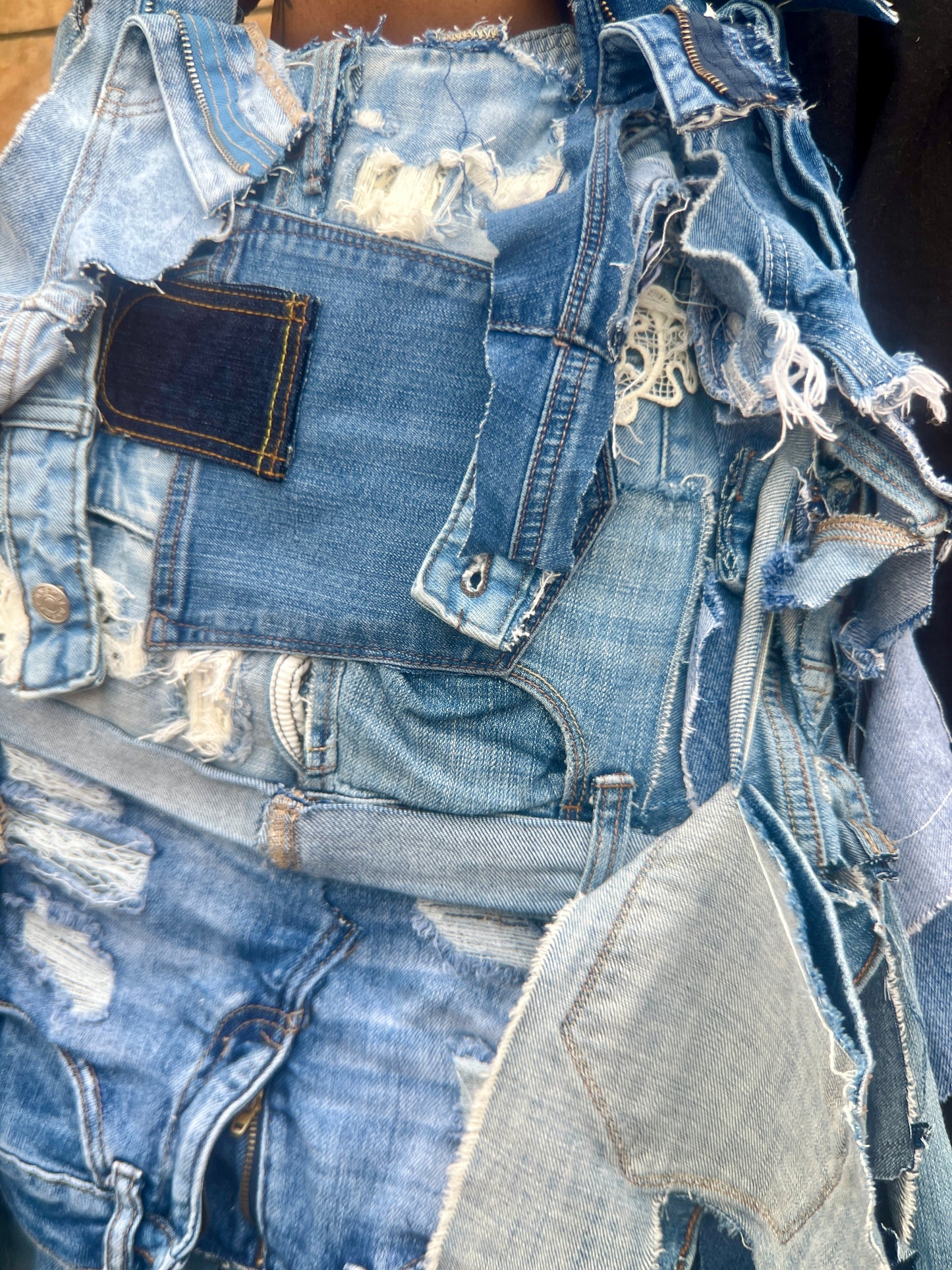 Doing The Most Ugly Denim Grunge Bag