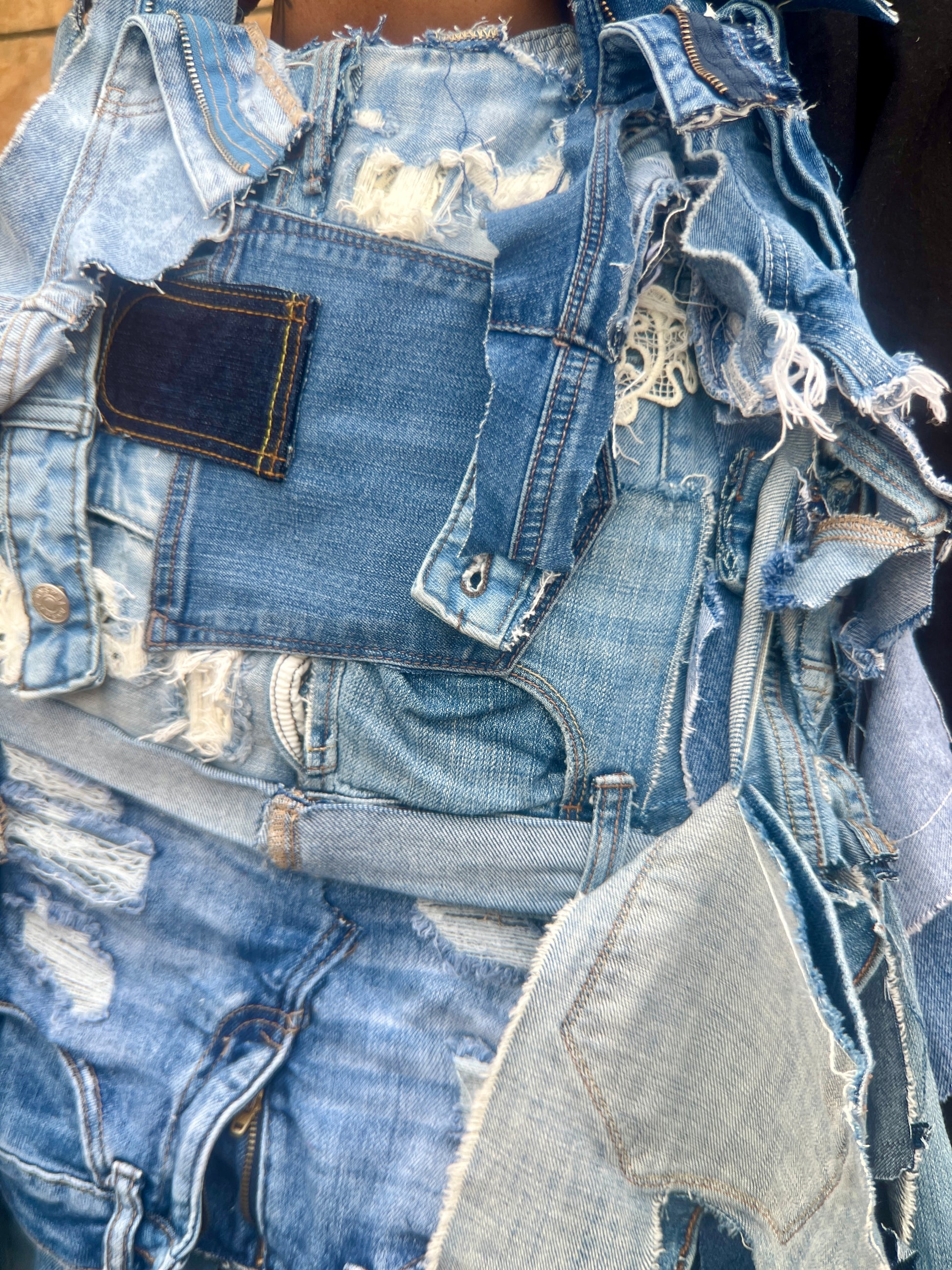 Doing The Most Ugly Denim Grunge Bag